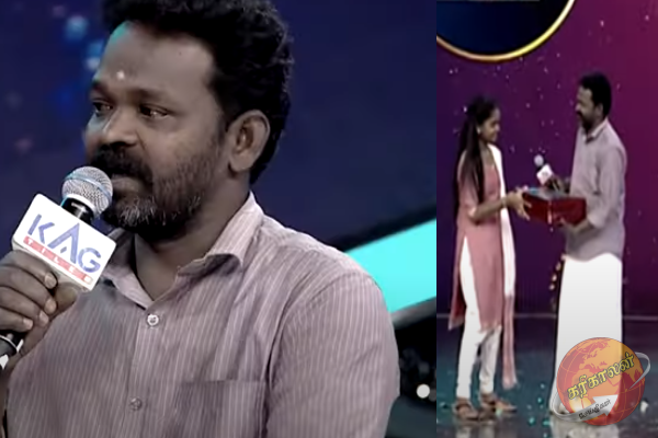 சரிகமப மேடையில் தந்தையை பெருமைப்படுத்திய போட்டியாளர் கண்கலங்கிய தருணம்